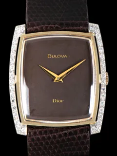 Bulova B708 B708 14K Yellow Gold$Diamonds Brown