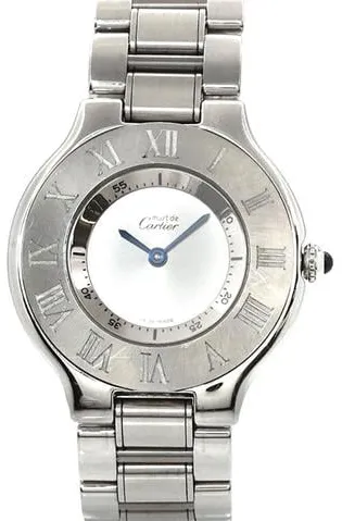 Cartier 21 Must de Cartier W10110T2 31mm Stainless steel Silver