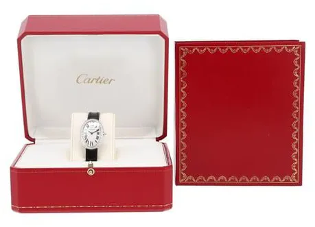 Cartier Baignoire 3065 23mm White gold Silver 6