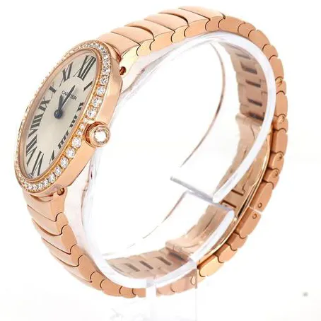 Cartier Baignoire Small Model WB520002 31.5mm Rose gold Silver 1