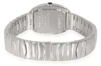 Cartier Baignoire W8000006 22mm White gold Silver 2