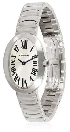 Cartier Baignoire W8000006 22mm White gold Silver 4