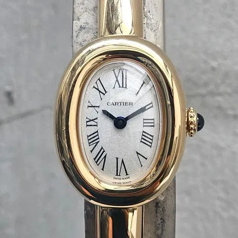 Cartier Baignoire WGBA0035 24.5mm Yellow gold Silver 1