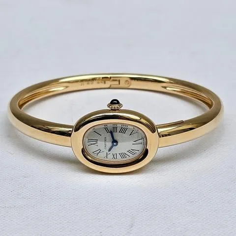 Cartier Baignoire WGBA0035 24.5mm Yellow gold Silver 3