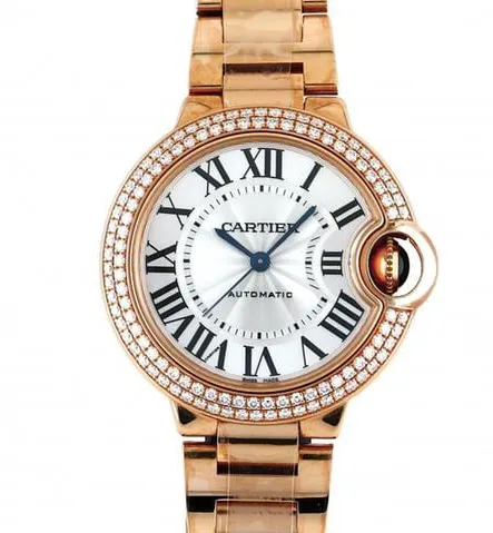 Cartier Ballon Bleu 33mm WE902064 33mm Rose gold White