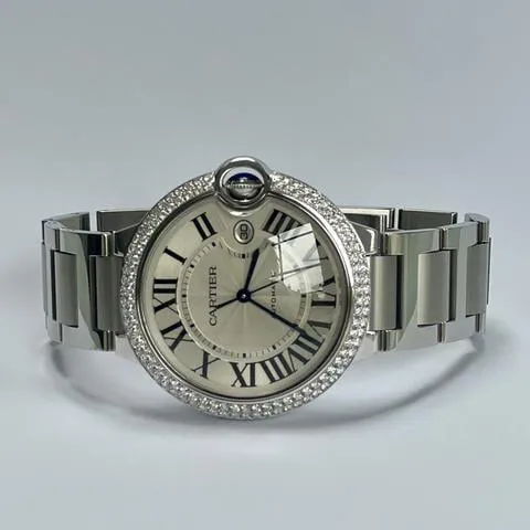 Cartier Ballon Bleu 42mm 3001 42mm Stainless steel Silver