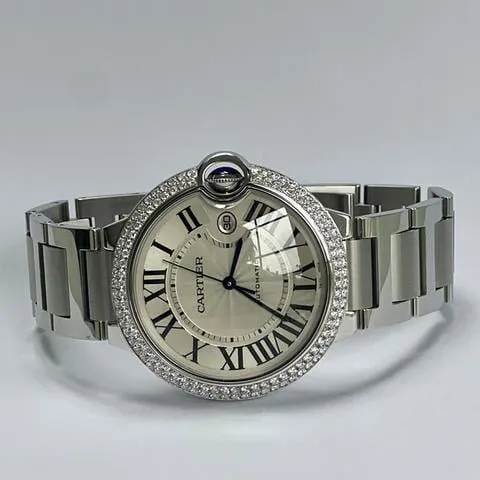 Cartier Ballon Bleu 42mm 3001 42mm Stainless steel Silver 4