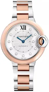 Cartier Ballon Bleu de Cartier W3BB0021 Rose gold and Stainless steel Silver