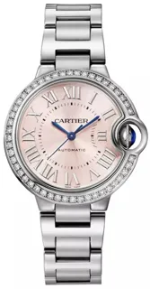 Cartier Ballon Bleu Stainless steel and Diamond