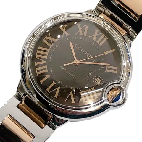 Cartier Ballon Bleu W6920032 42mm Rose gold Silver