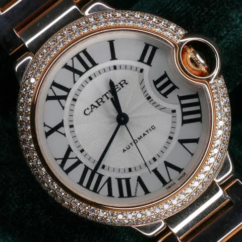 Cartier Ballon Bleu WJBB0005 36mm Rose gold Silver