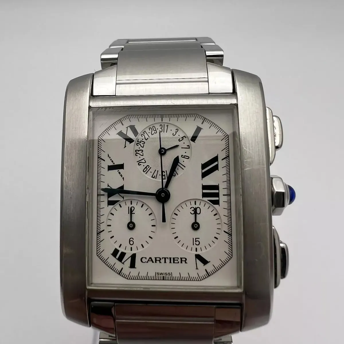 Cartier Cougar W51001Q3 28mm Stainless steel Silver