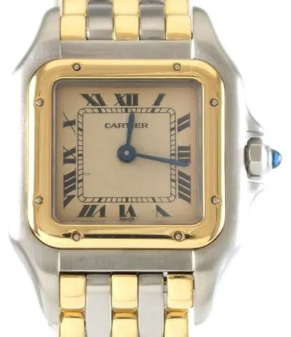 Cartier Panthère 166921 21mm Yellow gold and Stainless steel Champagne