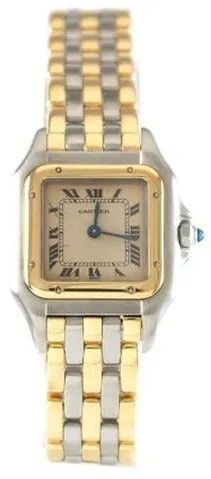 Cartier Panthère 166921 21mm Yellow gold and Stainless steel Champagne 1