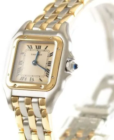 Cartier Panthère 166921 21mm Yellow gold and Stainless steel Champagne 2