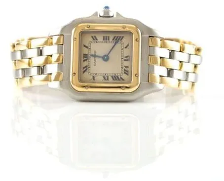 Cartier Panthère 166921 21mm Yellow gold and Stainless steel Champagne 3