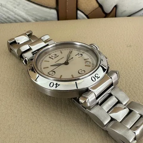 Cartier Pasha 1040-1 38mm Stainless steel White 11