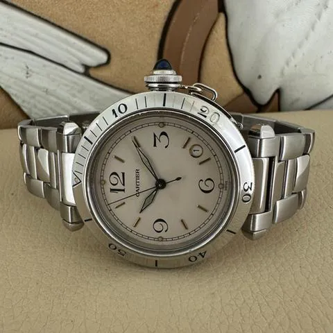 Cartier Pasha 1040-1 38mm Stainless steel White 13