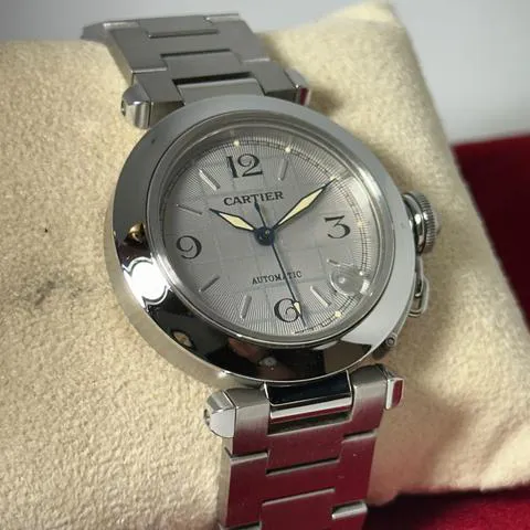 Cartier Pasha C 2324 35mm Stainless steel Gray 4