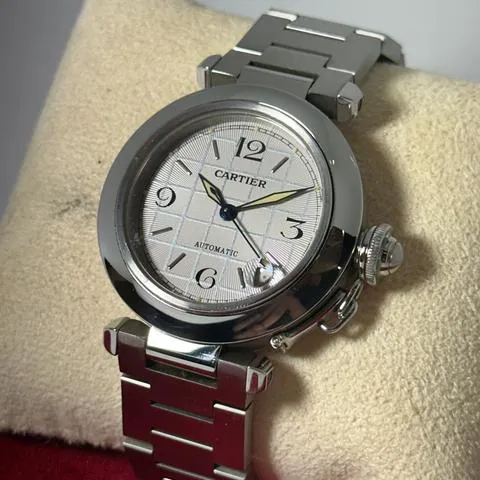 Cartier Pasha C 2324 35mm Stainless steel Gray 5