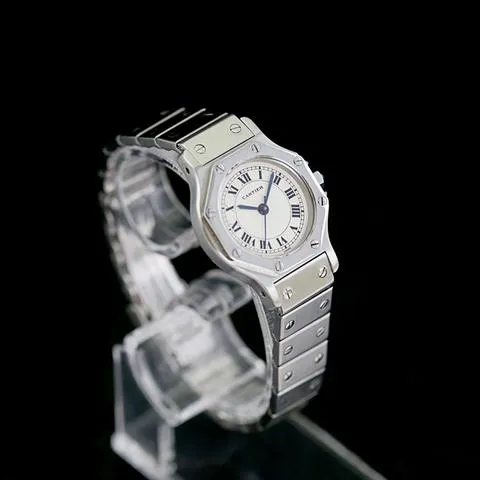 Cartier Santos 0906 25mm Stainless steel White 1