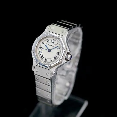 Cartier Santos 0906 25mm Stainless steel White 3