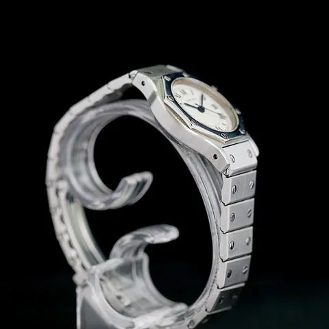 Cartier Santos 0906 25mm Stainless steel White 4