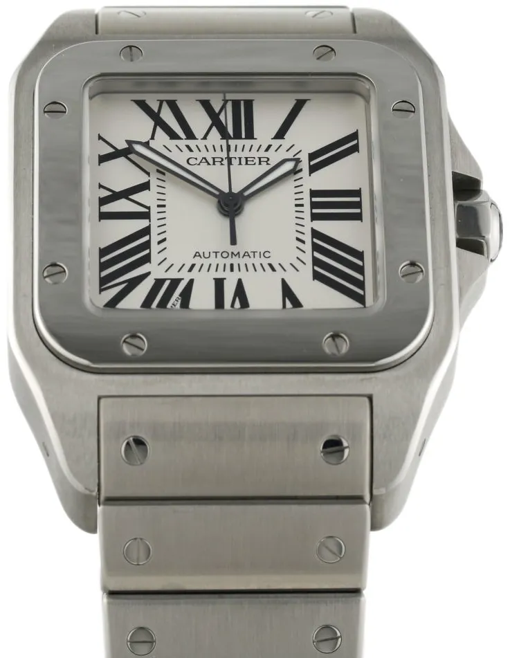 Cartier Santos 100 2656 38mm Stainless steel