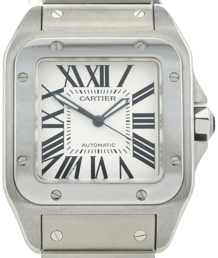 Cartier Santos 100 2656 38mm Stainless steel 2