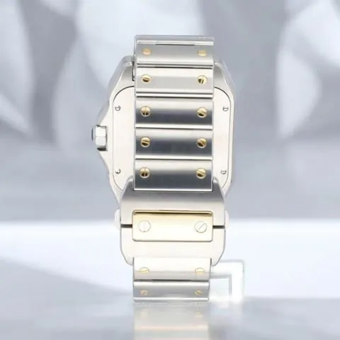 Cartier Santos 100 W200728G 38mm Yellow gold and Stainless steel Silver 3