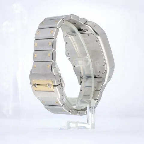 Cartier Santos 100 W200728G 38mm Yellow gold and Stainless steel Silver 6