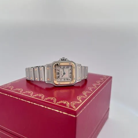 Cartier Santos 1057930 24mm Yellow gold and Stainless steel White 5