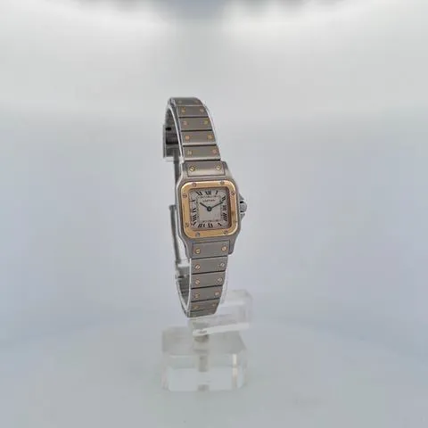 Cartier Santos 1057930 24mm Yellow gold and Stainless steel White 7