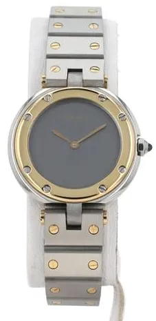 Cartier Santos 8191 27mm Yellow gold and Stainless steel Gray 1