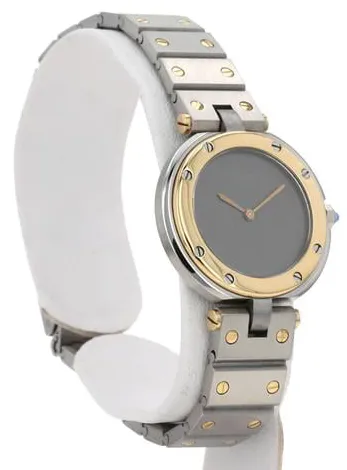 Cartier Santos 8191 27mm Yellow gold and Stainless steel Gray 2