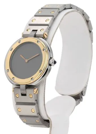 Cartier Santos 8191 27mm Yellow gold and Stainless steel Gray 4