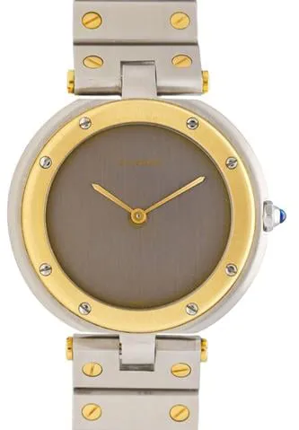 Cartier Santos 8191 32mm Yellow gold and Stainless steel Gray