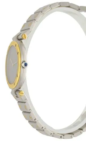 Cartier Santos 8191 32mm Yellow gold and Stainless steel Gray 5