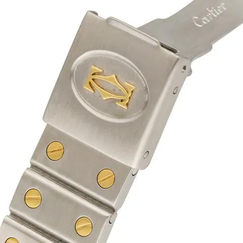 Cartier Santos 8191 32mm Yellow gold and Stainless steel Gray 9