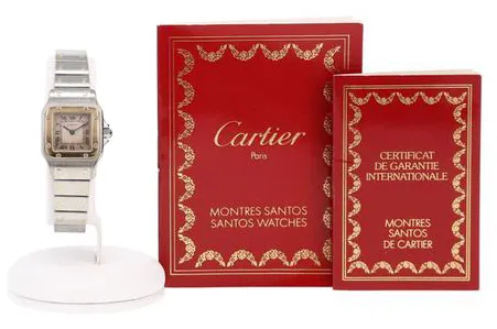 Cartier Santos Galbée 1057930 Yellow gold and Stainless steel White 6