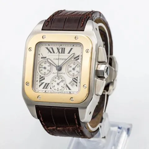 Cartier Santos W20091X7 41mm Stainless steel White 2