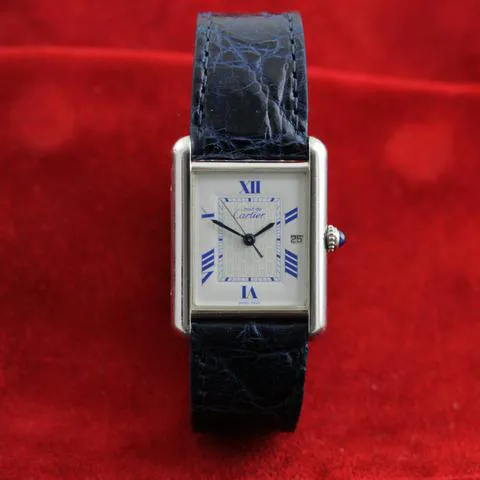 Cartier Tank 2414 25mm Silver White 1