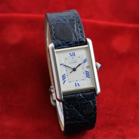 Cartier Tank 2414 25mm Silver White 2