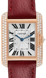 Cartier Tank Anglaise WT100029 34.5mm Rose gold Silver