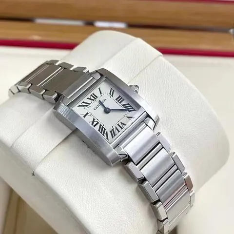 Cartier Tank Française W51008Q3 Stainless steel Silver