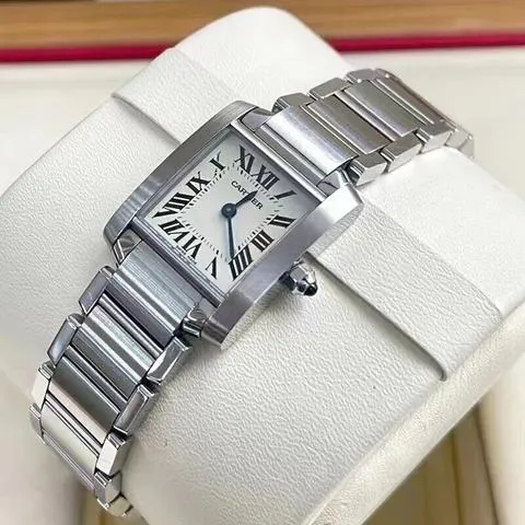 Cartier Tank Française W51008Q3 Stainless steel Silver 1