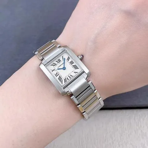 Cartier Tank Française W51008Q3 Stainless steel Silver 2