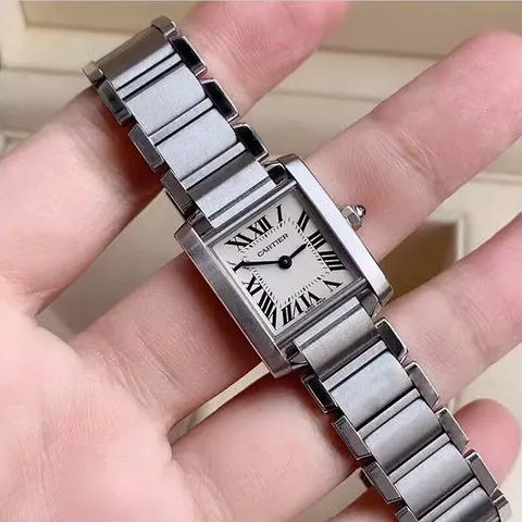 Cartier Tank Française W51008Q3 Stainless steel Silver 3