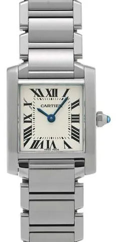 Cartier Tank Française W51008Q3 20mm Stainless steel Silver