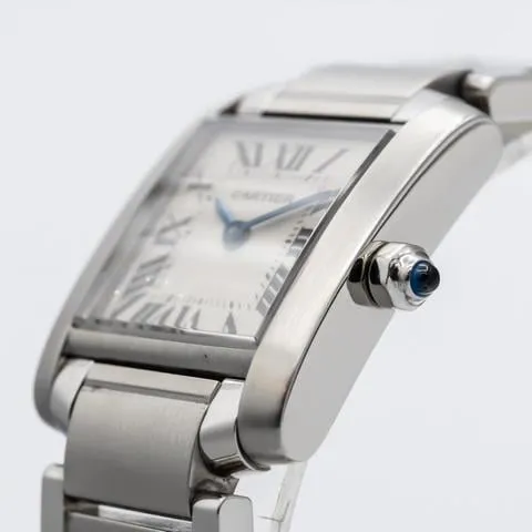 Cartier Tank Française W51008Q3 20mm Stainless steel White 8